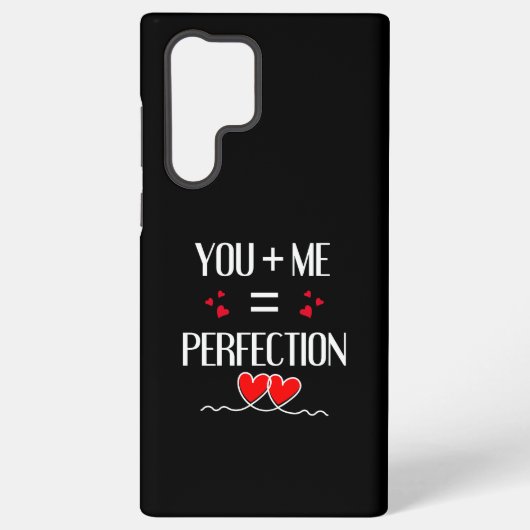 You + Me =完璧 – かわいいカップルデザイン Samsung Galaxyケース (裏面)