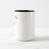 You & Me, Always - Romantic Couple Mug ツートーンマグカップ (中央)