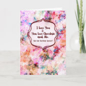 You, Me & Chocolate – Funny Anniversary  カード (正面)