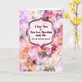 You, Me & Chocolate – Funny Anniversary カード (黄色い花)