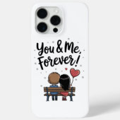 You & Me Forever Romantic Phone Case Case-Mate iPhoneケース (裏面)