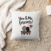 You & Me Forever Romantic Pillow クッション (ブランケット)