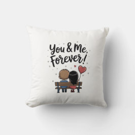 You & Me Forever Romantic Pillow クッション