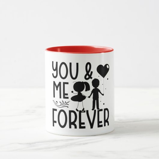 You & Me Forever Valentine's Day マグカップ (中央)