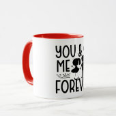 You & Me Forever Valentine's Day マグカップ (正面左)