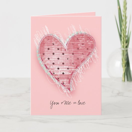 You + Me = Love カード (正面)