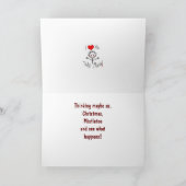 *YOU & ME* MISTLETOE何が起こるか確認！オター間抜けター シーズンカード (内部)