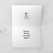 *YOU & ME* MISTLETOE & SEE WHAT HERE! シーズンカード (内部)