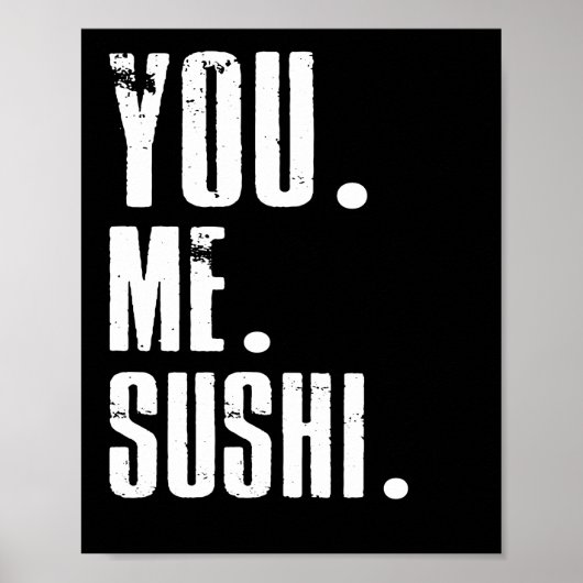 You Me Sushi Addict Food Lover ポスター (正面)