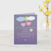 You, Me Under Same Sky, Moon, Sun, Stars カード (黄色い花)