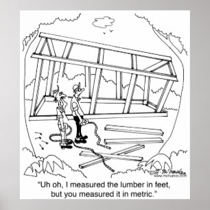 You Measured it In Meters & I In Feet ポスター
