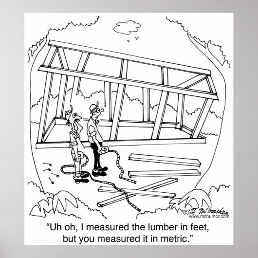 You Measured it In Meters & I In Feet ポスター (正面)