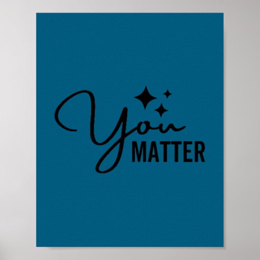 You Mental Health Awareness Month Suicide Preventi ポスター (正面)