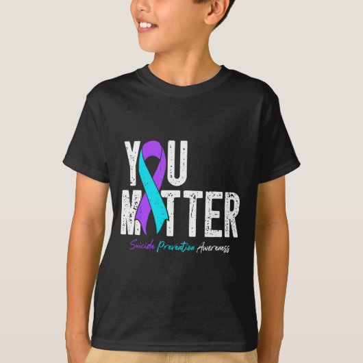 You Mental Health Suicide Prevention Awareness  Tシャツ (正面)