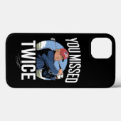 You Missed Twice ゴルフ 2024 投票 トランプは私を見逃した Case-Mate iPhoneケース (裏面 (横))