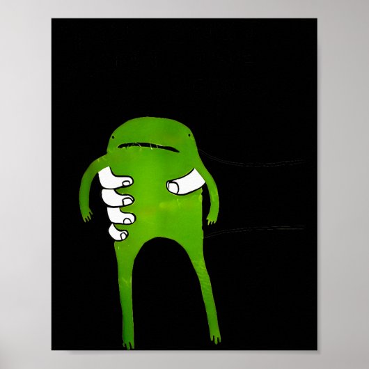 You Must Accept The Frog Funny Meme  ポスター (正面)