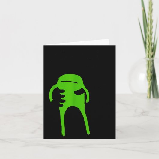 You Must Accept The Frog Funny Meme Saying Quote  カード (正面)