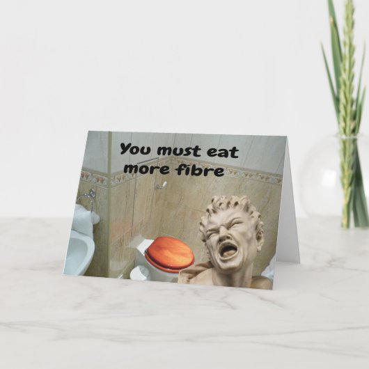 You must eat more fibre. カード (正面)