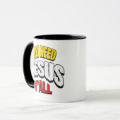 You Need Jesus Y'all マグカップ (正面左)