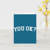 You Ok.  カード (黄色い花)