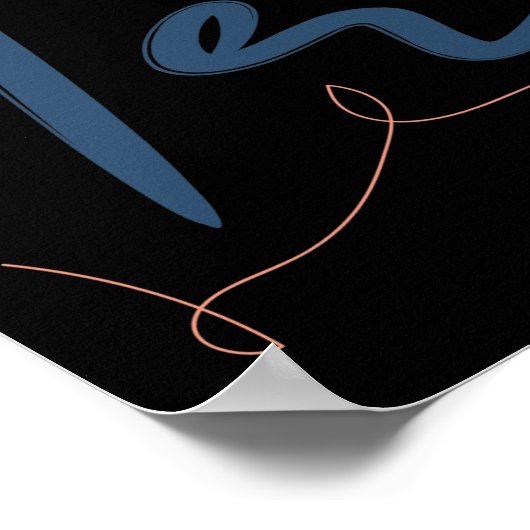 You Only Fail When You Stop Trying Retro ポスター (角)