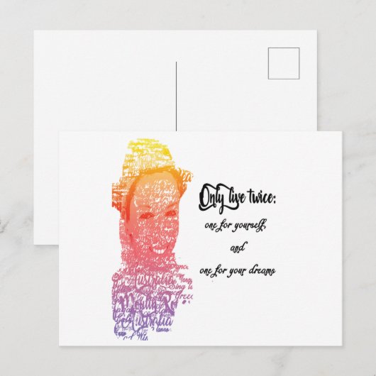 You only live twice postcard ポストカード (正面/裏面)