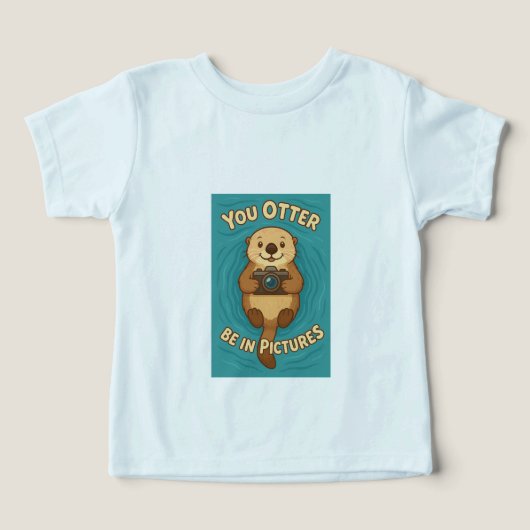 You Otter Be In写真かわいい海の水カメラ付き (デザイン正面)