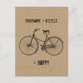 You Plus自転車はハッピーナチュラルラップサックに等しい ポストカード