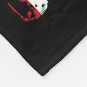 You Problemティール(緑がかった色)と紫のリボンの自殺が待っている フリースブランケット (角)