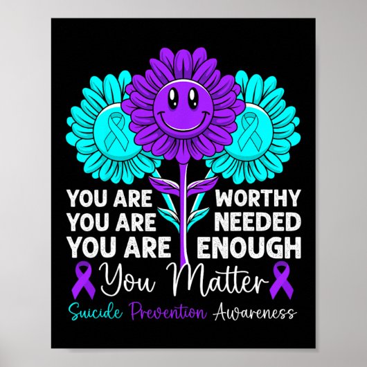 You Problem自殺防止認識度 前向き ポスター (正面)