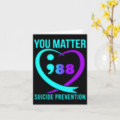 You Problem 988自殺防止認識度 カード (黄色い花)