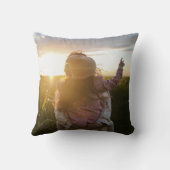 You Radiate Kindness Photo Throw Pillow クッション (裏面)