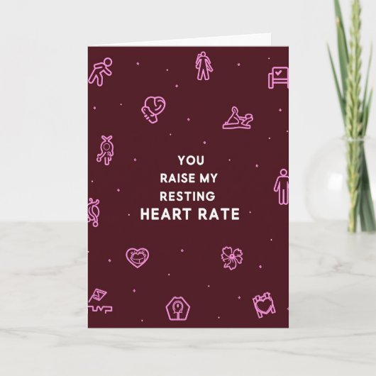 You Raise My Resting Heart Rate Card カード (正面)