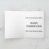 You Raised a Genius Father's Day | Funny カード (内部)