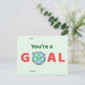 You’re a Goal Soccer Valentine Card シーズンポストカード (スタンド正面)