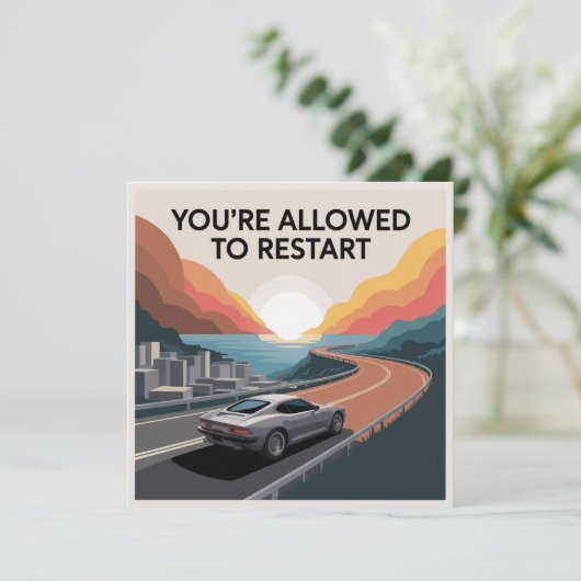 You’re Allowed To Restart 招待状 (スタンド正面)