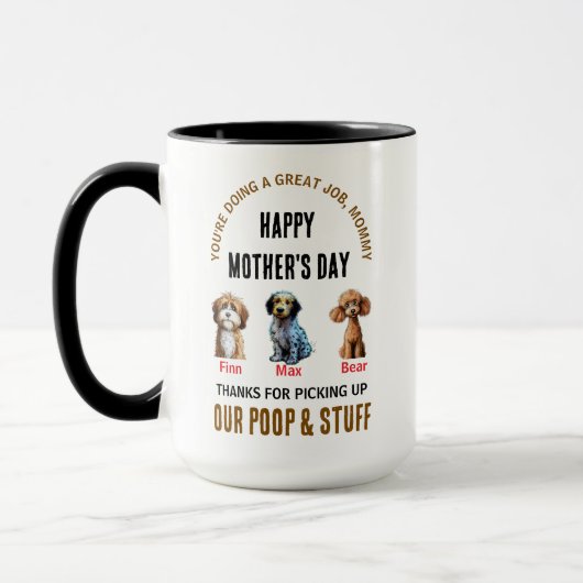 You’re Doing A Great Job Mommy – Cute Mother’s Day マグカップ (左)