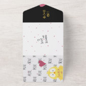 You’re Eggcellent! Funny Chicken Pun Proposal Card オールインワン招待状 (外側)