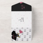 You’re Fangtastic! Fun Funny Bat Pun Proposal Card オールインワン招待状 (外側)