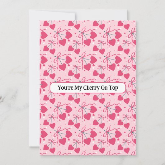 You’re My Cherry On Top Greeting Card | Cute Cherr シーズンカード (正面)