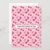 You’re My Cherry On Top Greeting Card | Cute Cherr シーズンカード (正面/裏面)