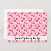 You’re My Cherry On Top Postcard | Cute Cherry Val ポストカード (正面/裏面)