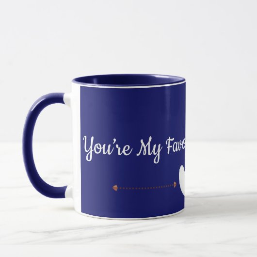 You’re My Favorite – Cute Teddy Bear Mug マグカップ (左)