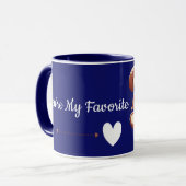 You’re My Favorite – Cute Teddy Bear Mug マグカップ (正面左)