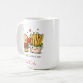You’re My Favorite Side Cute Burger Mug コーヒーマグカップ (正面左)