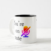 You’re on mute” Corporate Training Fail Mug ツートーンマグカップ (正面左)