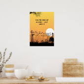 You’re one of a kind — act like it. Motivation ポスター (キッチン)