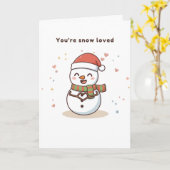 You’re Snow Loved Cute Puchi Dōshi Card カード (黄色い花)