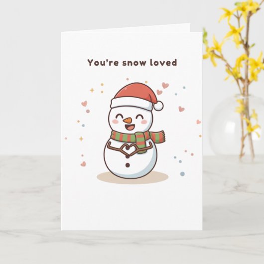 You’re Snow Loved Cute Puchi Dōshi Card カード (黄色い花)