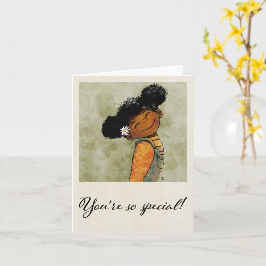 You’re so special! カード (黄色い花)